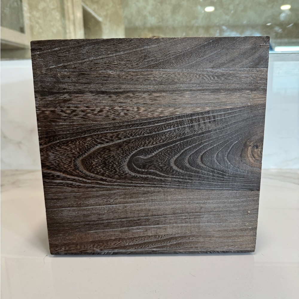 The Container Store Brentwood Storage Cube, Feathergrain, SMALL - Picture 6 of 6
